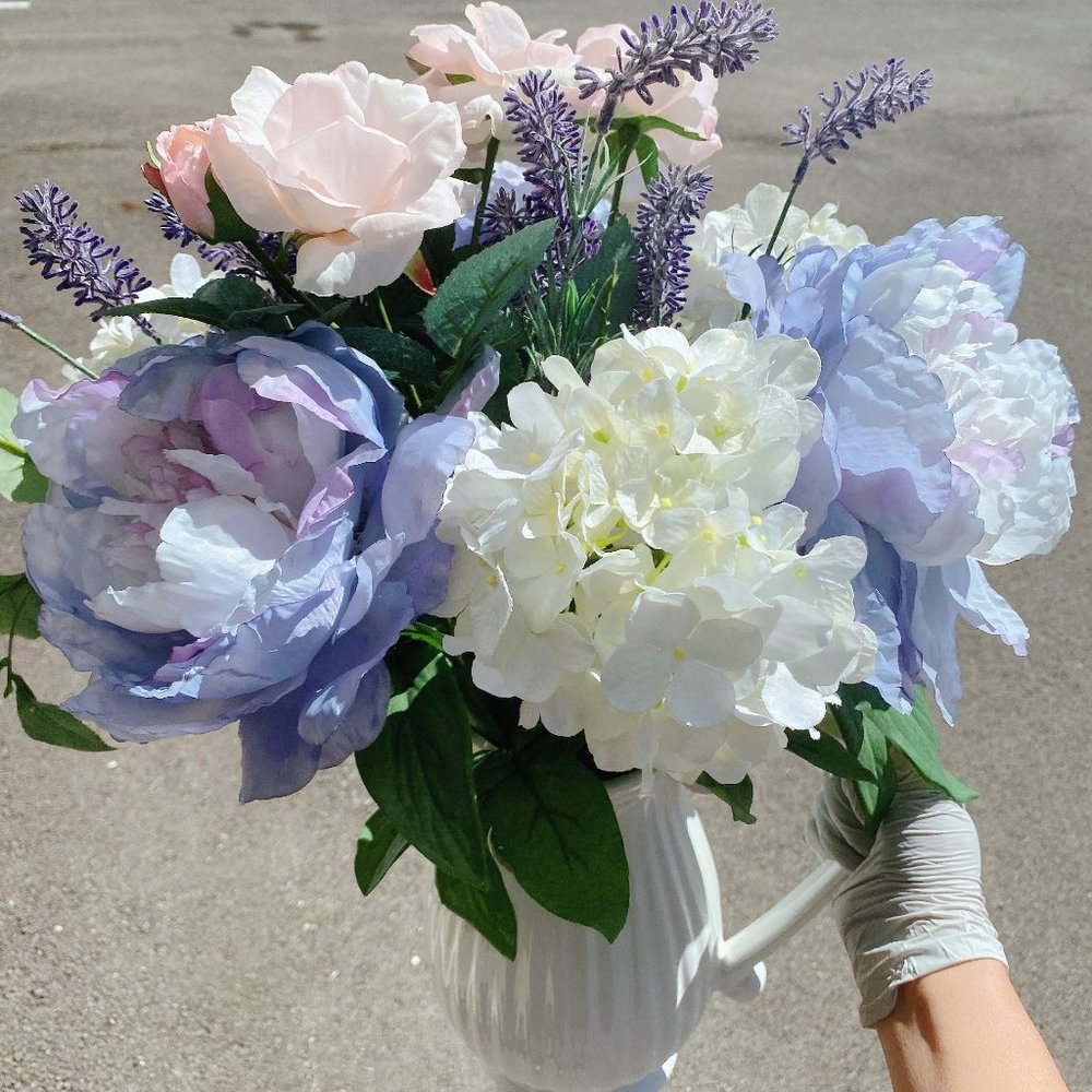 Faux Floral in vase